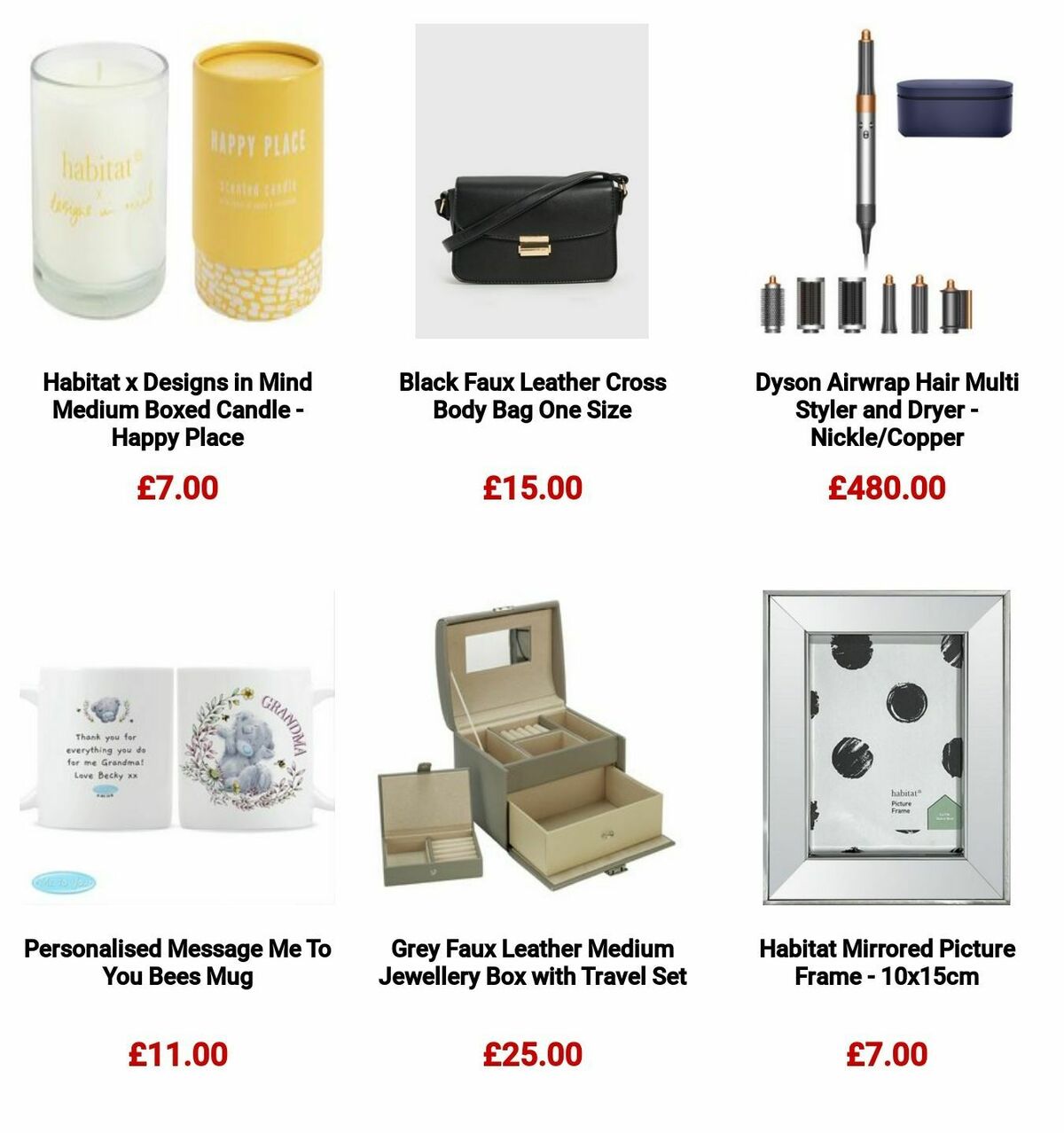 Argos Mother's Day Offers from 26 February