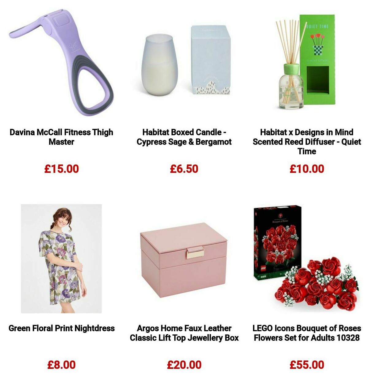 Argos Mother's Day Offers from 26 February