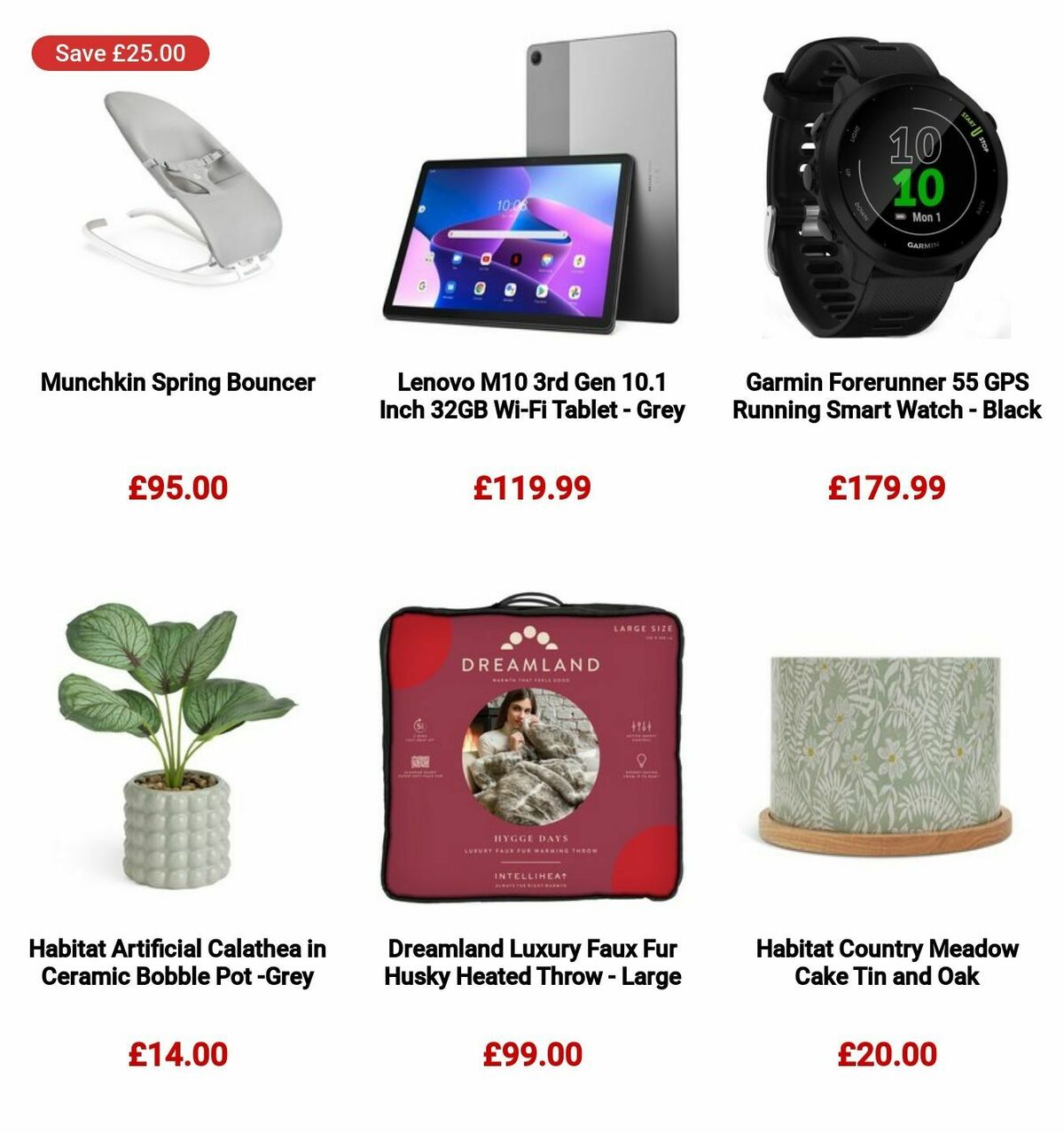 Argos Mother's Day Offers from 26 February