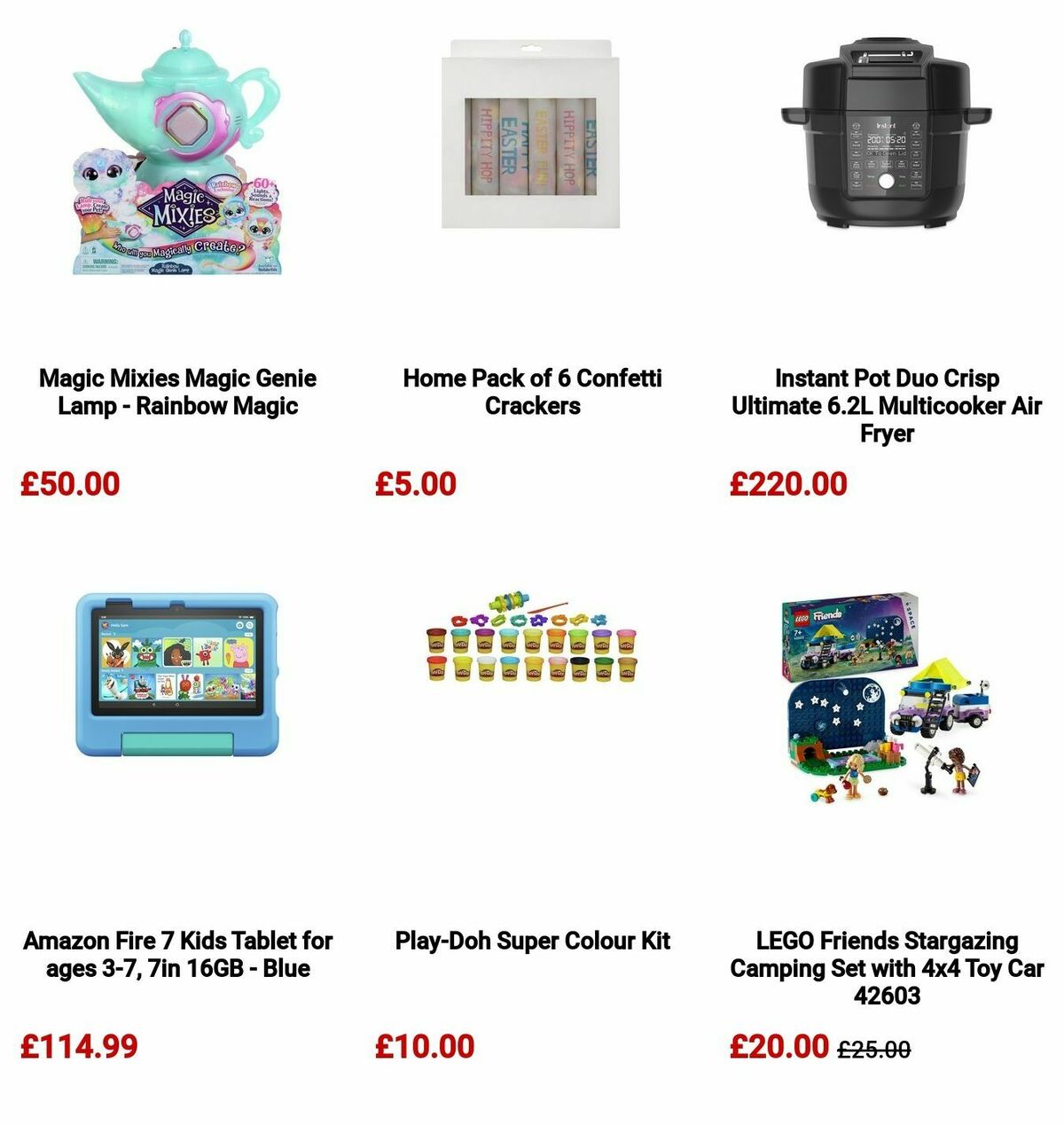 Argos Easter Offers from 11 March