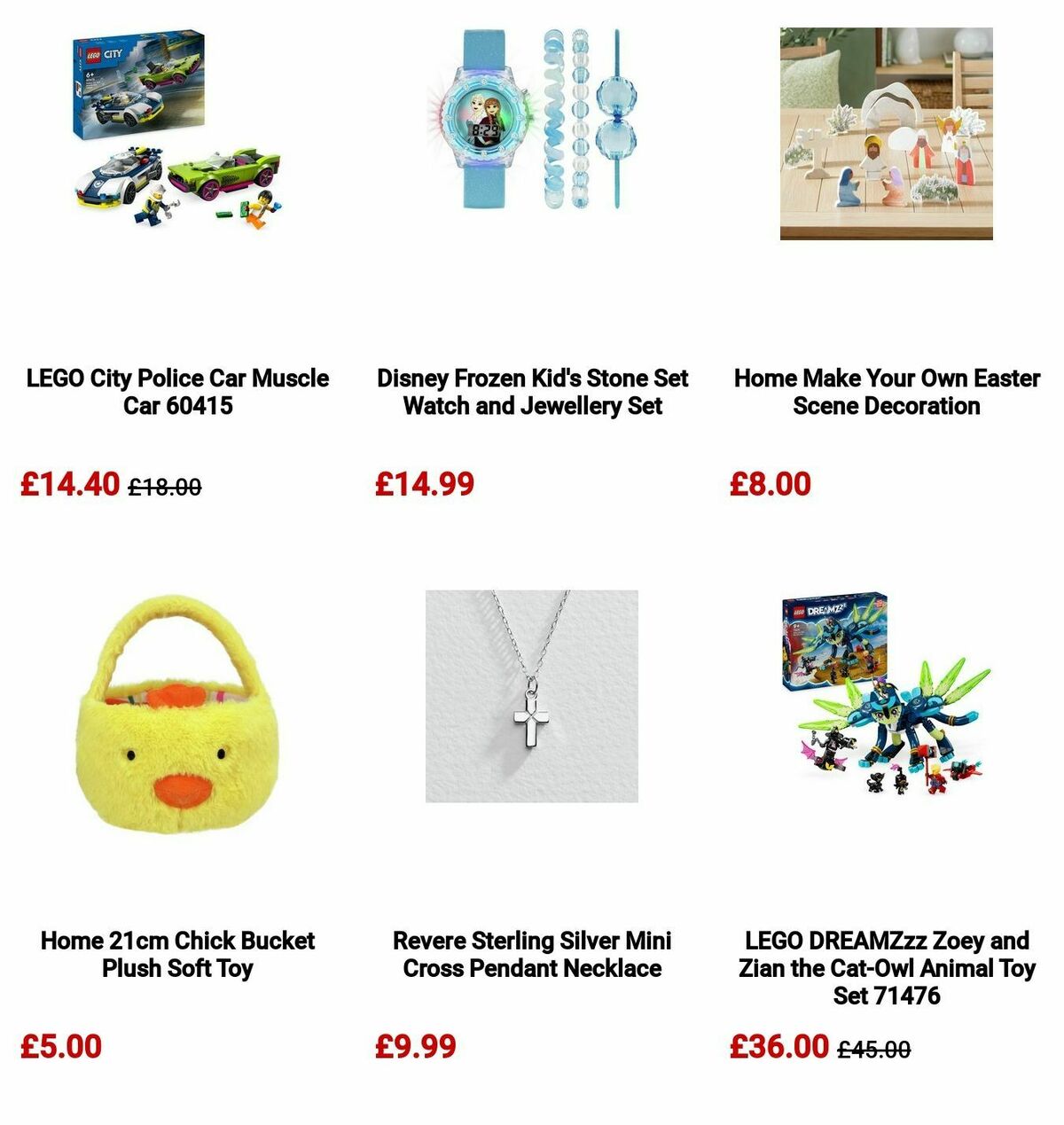 Argos Easter Offers from 11 March