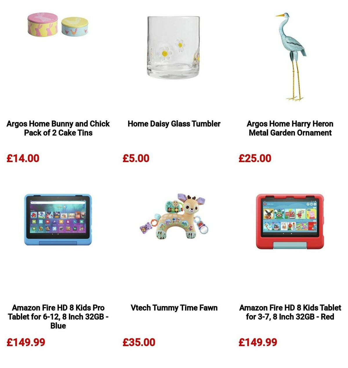 Argos Easter Offers from 11 March