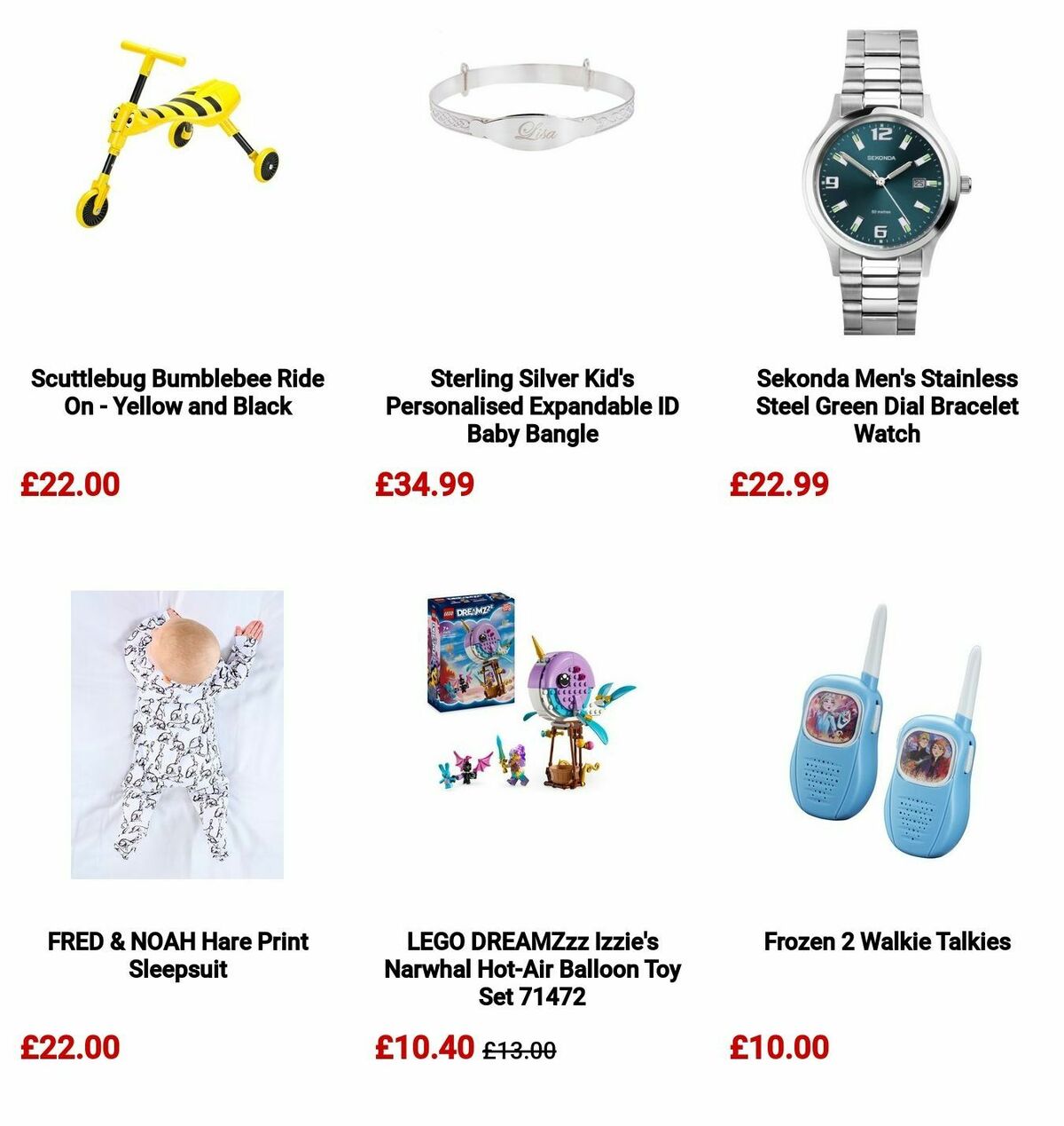 Argos Easter Offers from 11 March