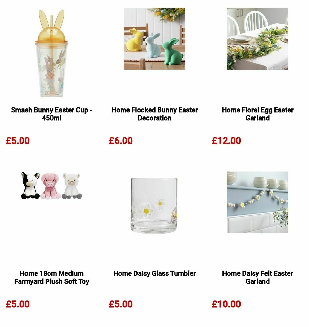 Argos Easter Offers from 11 March