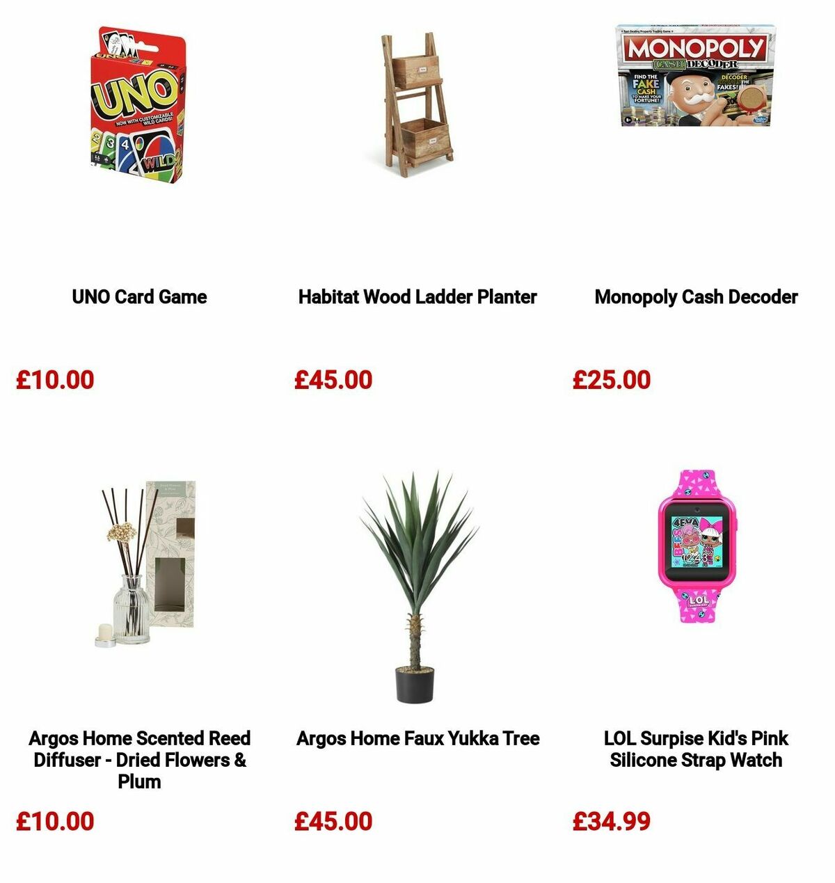 Argos Easter Offers from 11 March