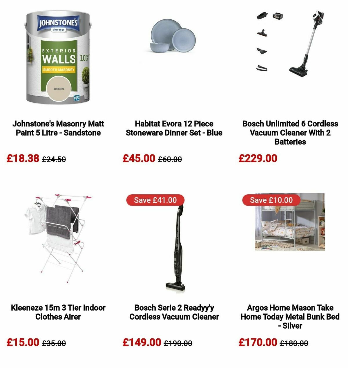 Argos Offers from 18 March