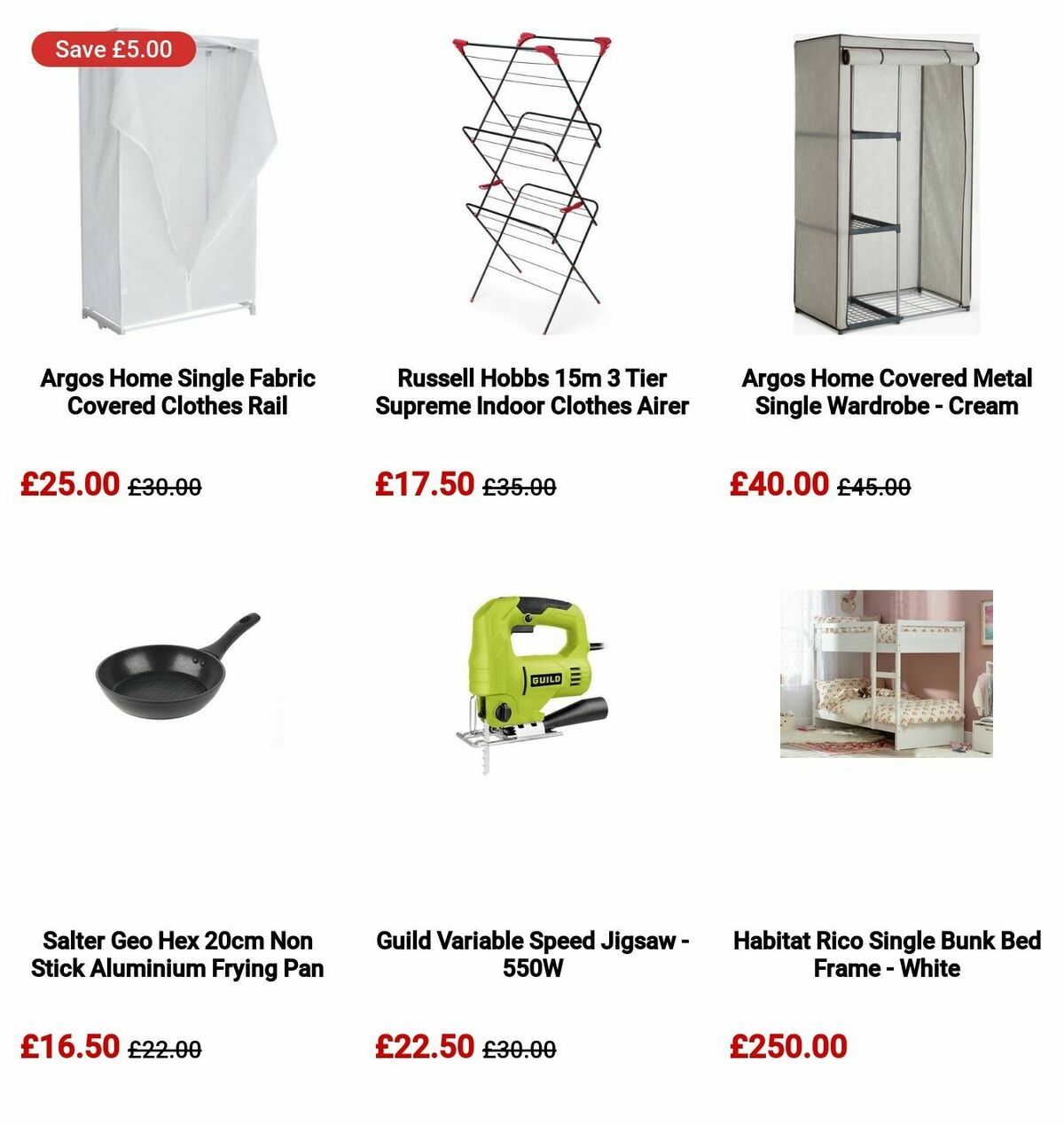 Argos Offers from 18 March