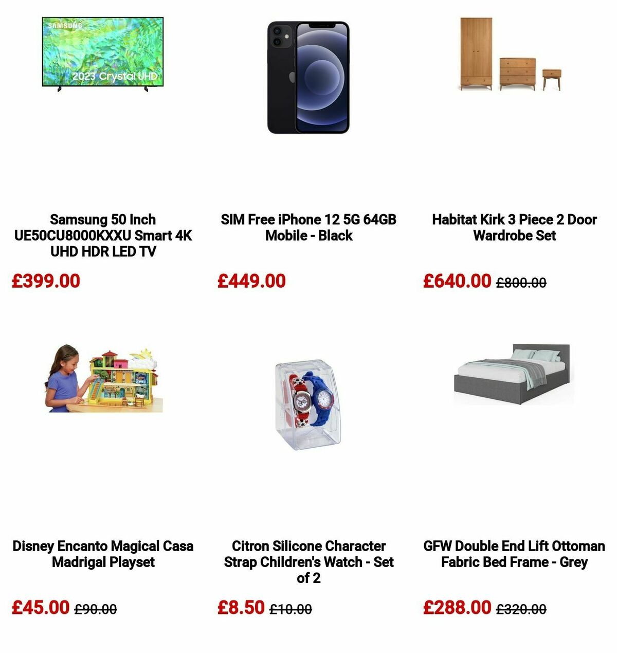 Argos Offers from 26 March