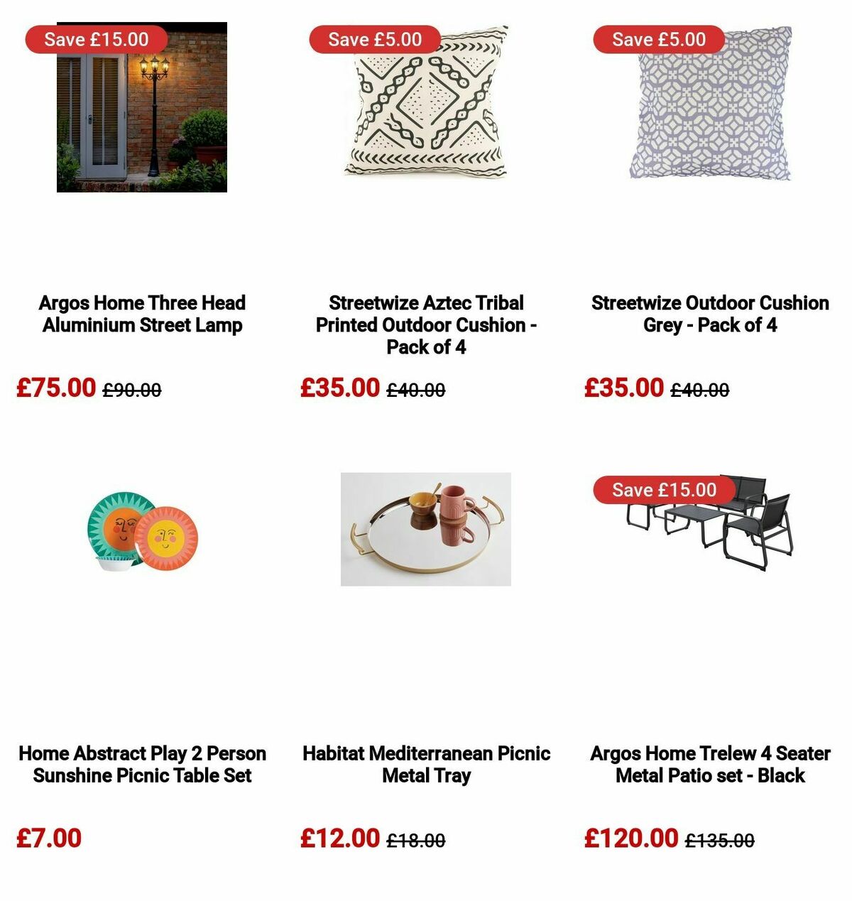 Argos Offers from 30 March