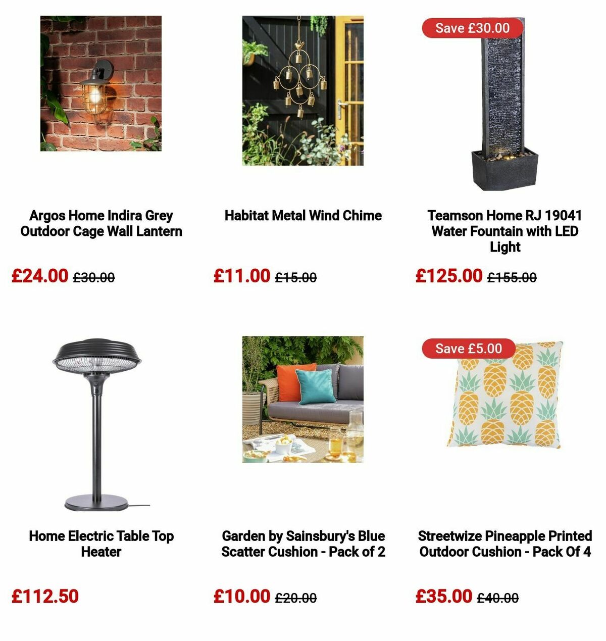 Argos Offers from 30 March