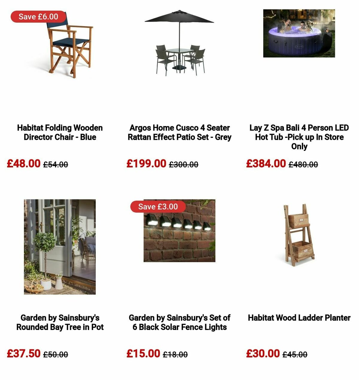 Argos Offers from 30 March