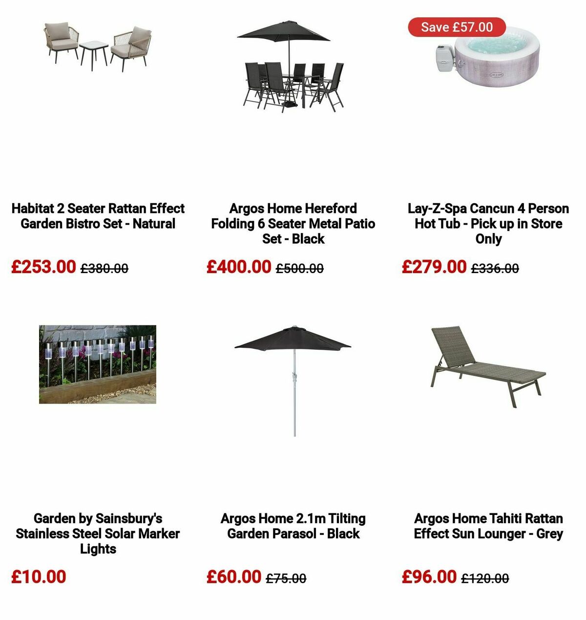 Argos Offers from 30 March