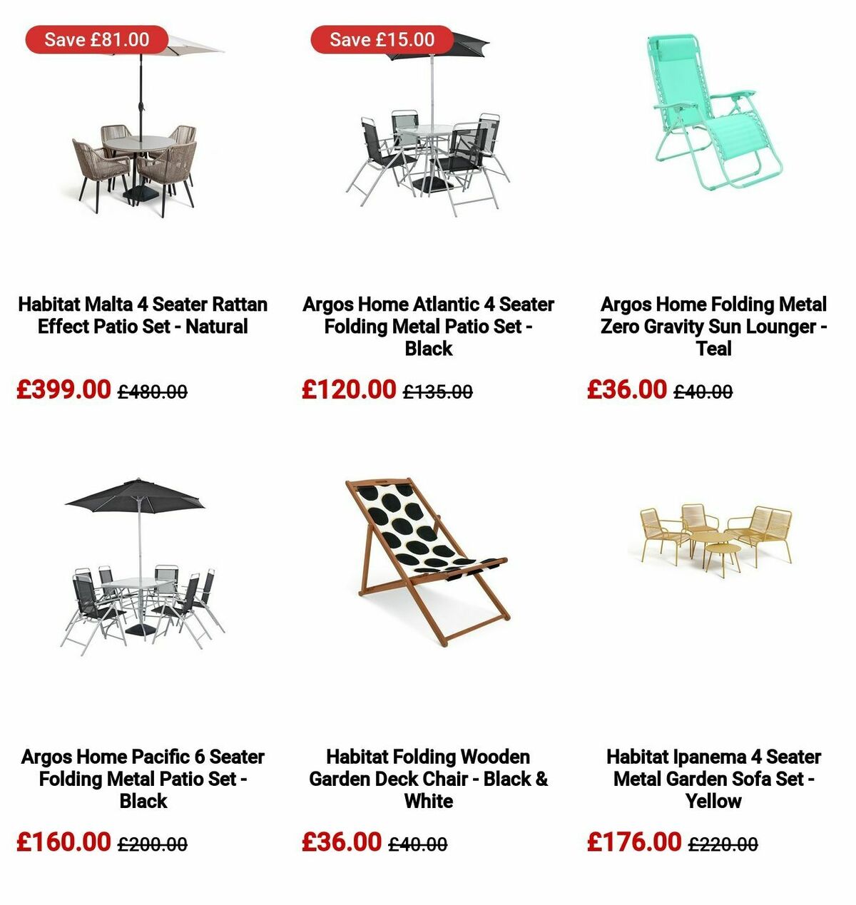 Argos Offers from 30 March