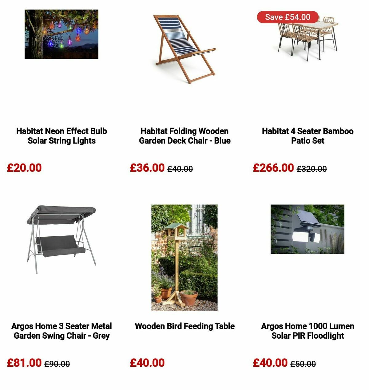 Argos Offers from 30 March