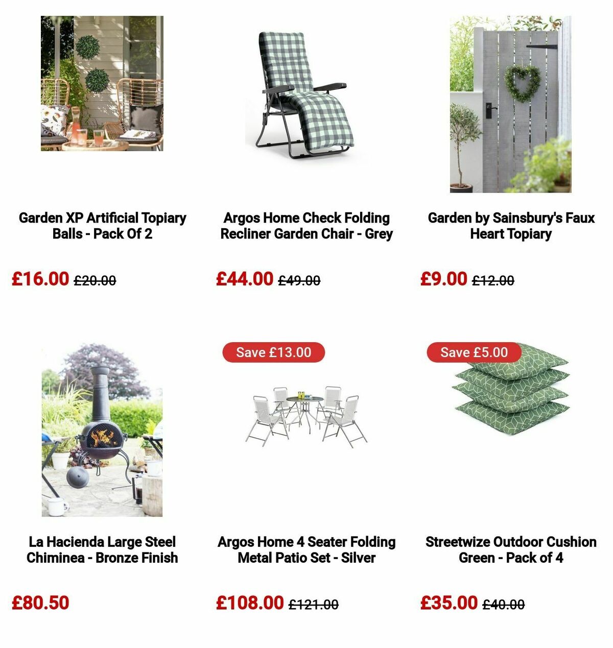 Argos Offers from 30 March