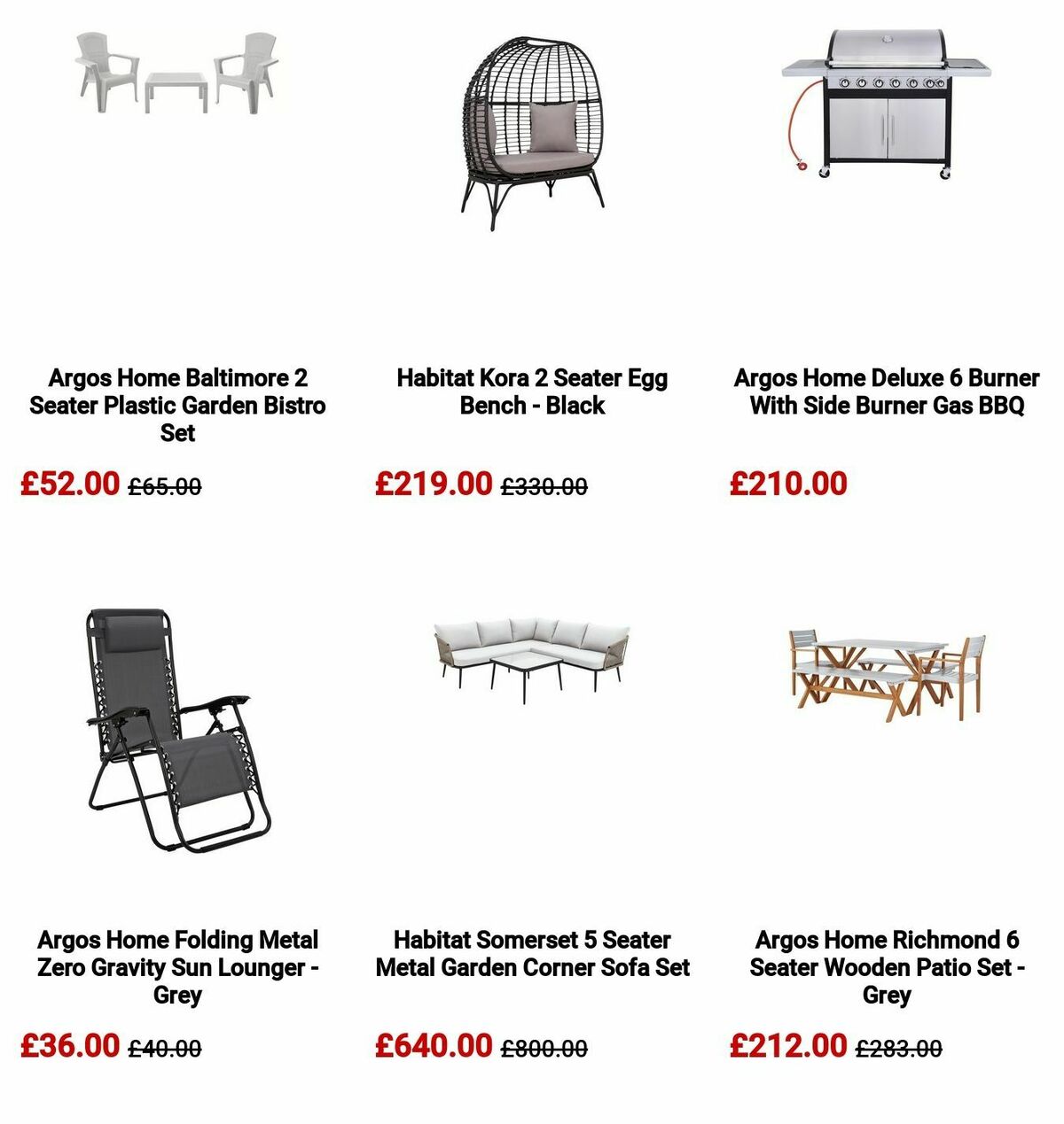 Argos Offers from 30 March