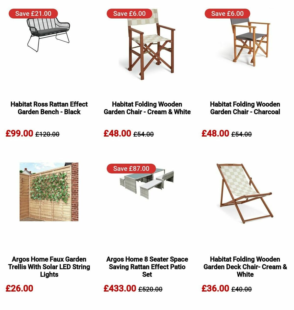 Argos Offers from 30 March