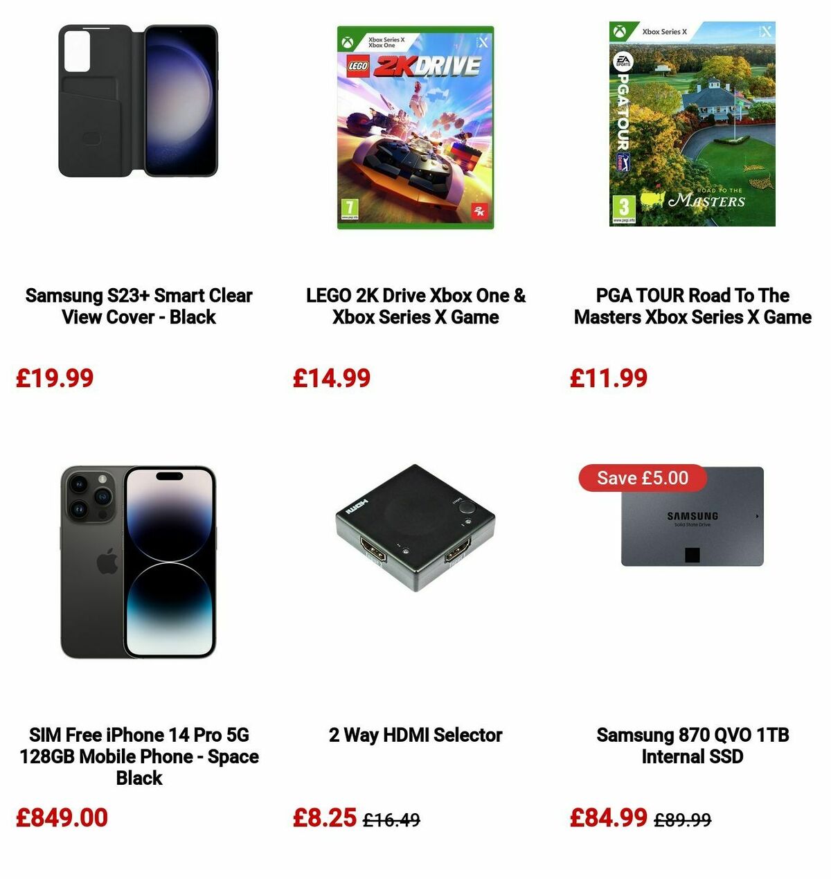 Argos Offers from 29 April