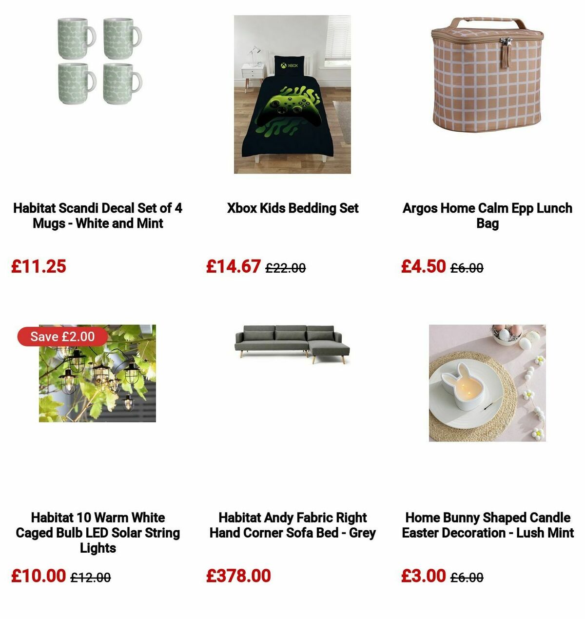 Argos Offers from 29 April