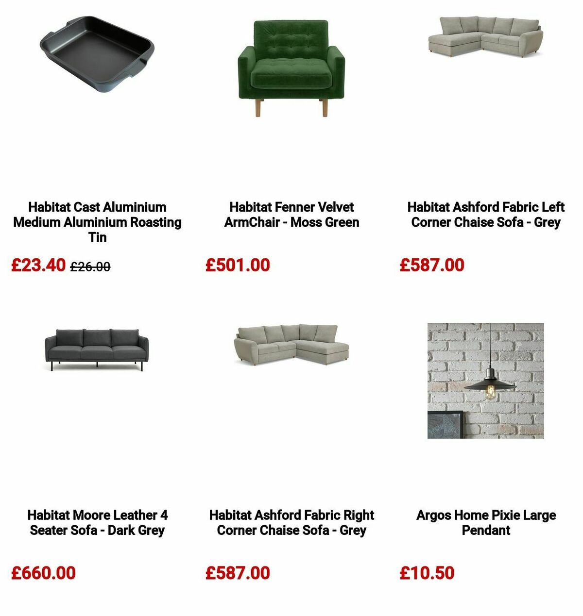 Argos Offers from 29 April