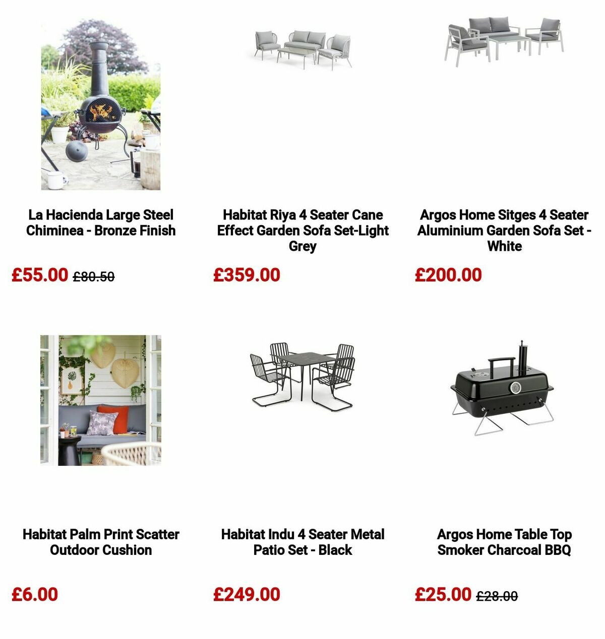 Argos Offers from 29 April