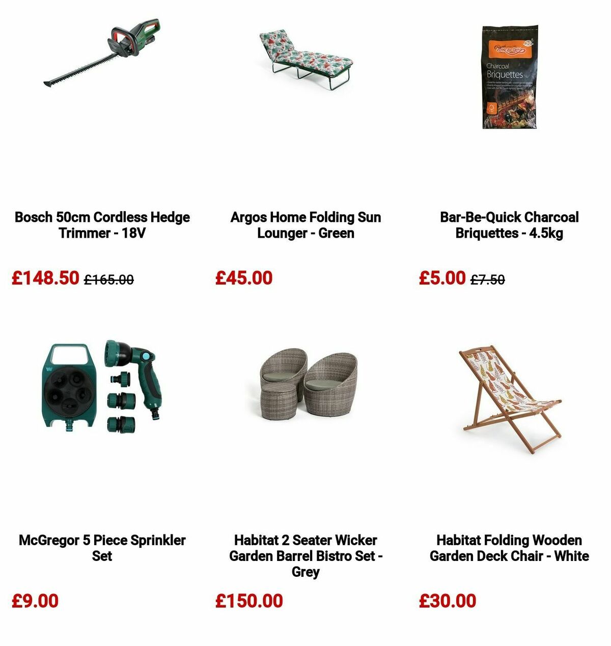 Argos Offers from 29 April