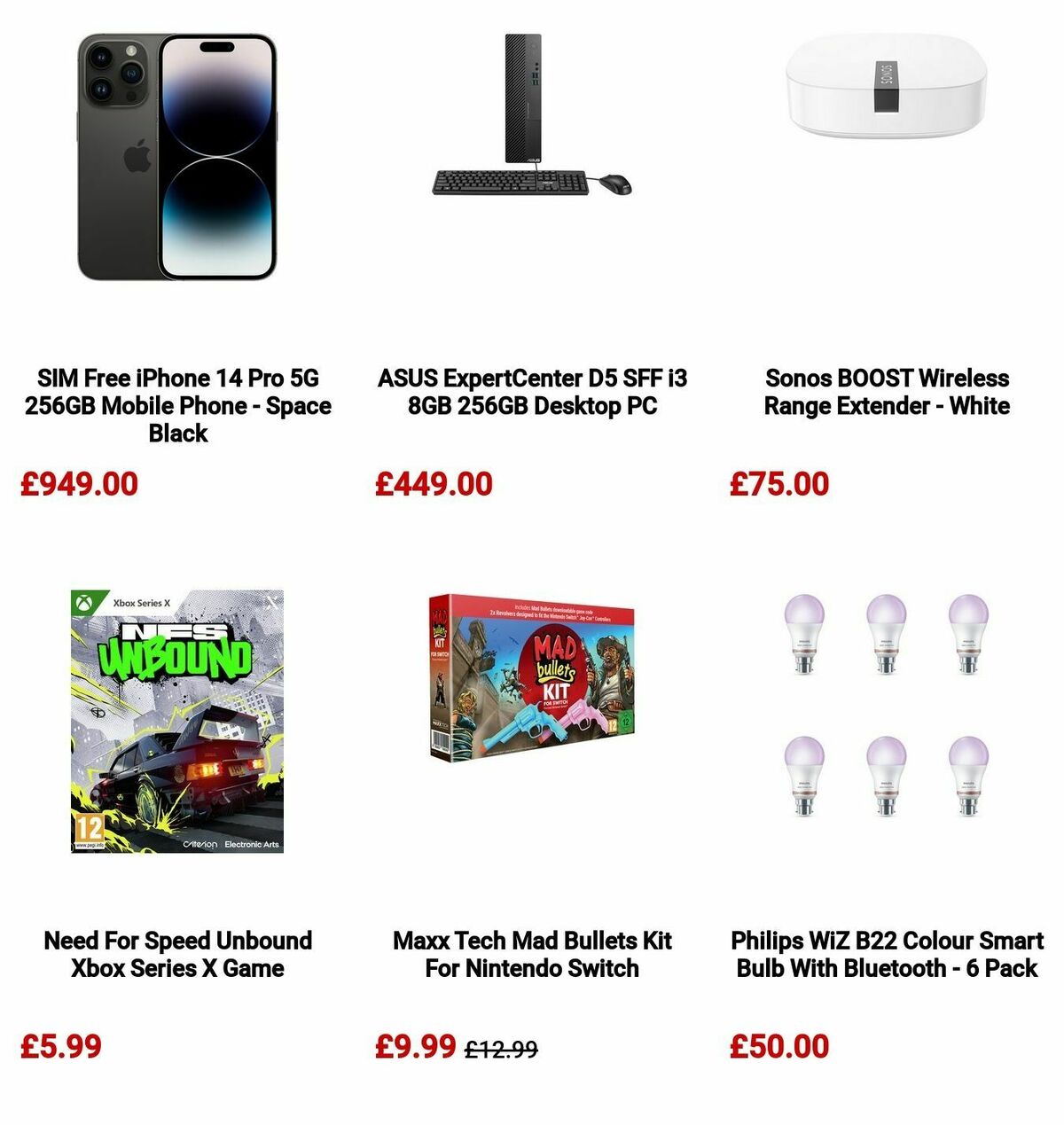 Argos Offers from 29 April