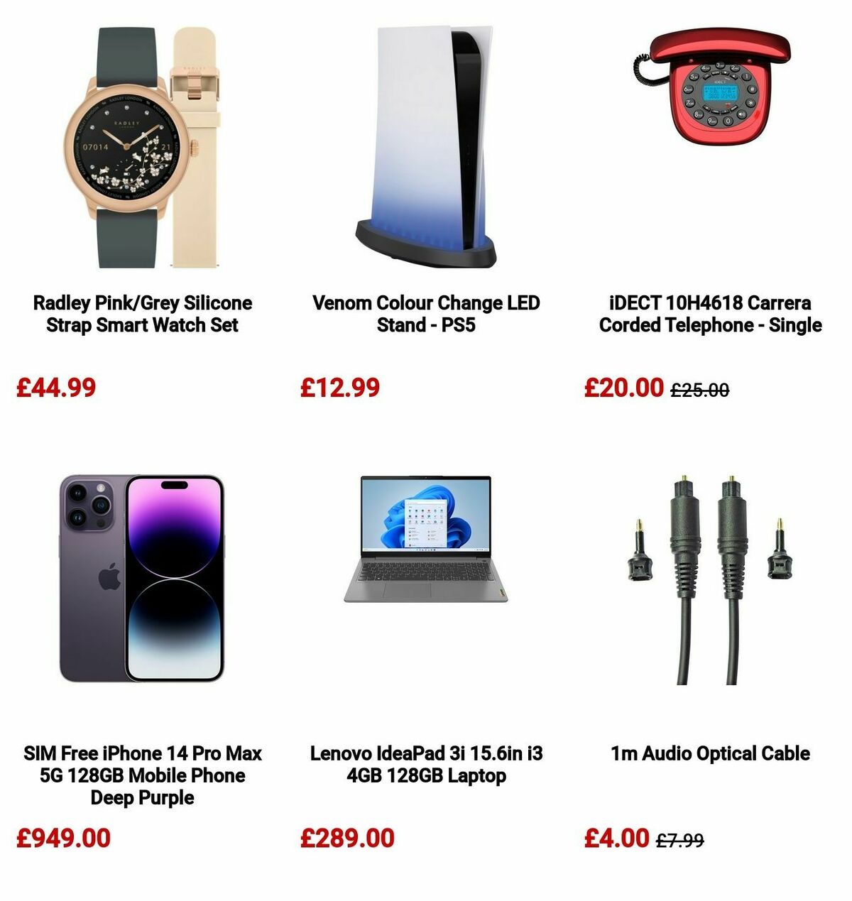 Argos Offers from 29 April