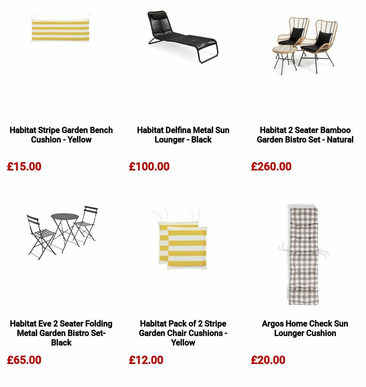 Argos Offers from 13 May