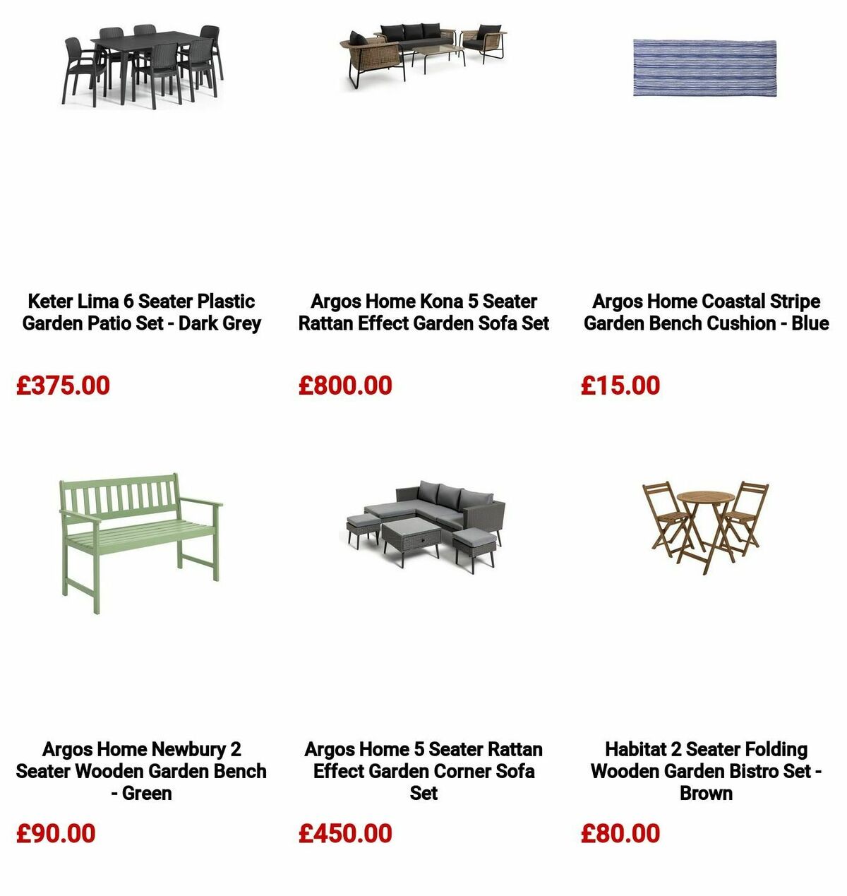 Argos Offers from 13 May