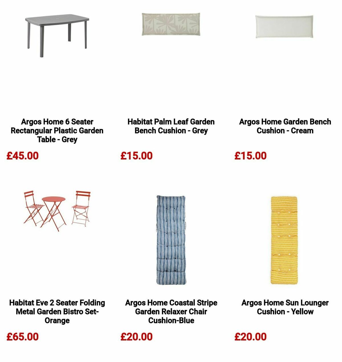 Argos Offers from 13 May