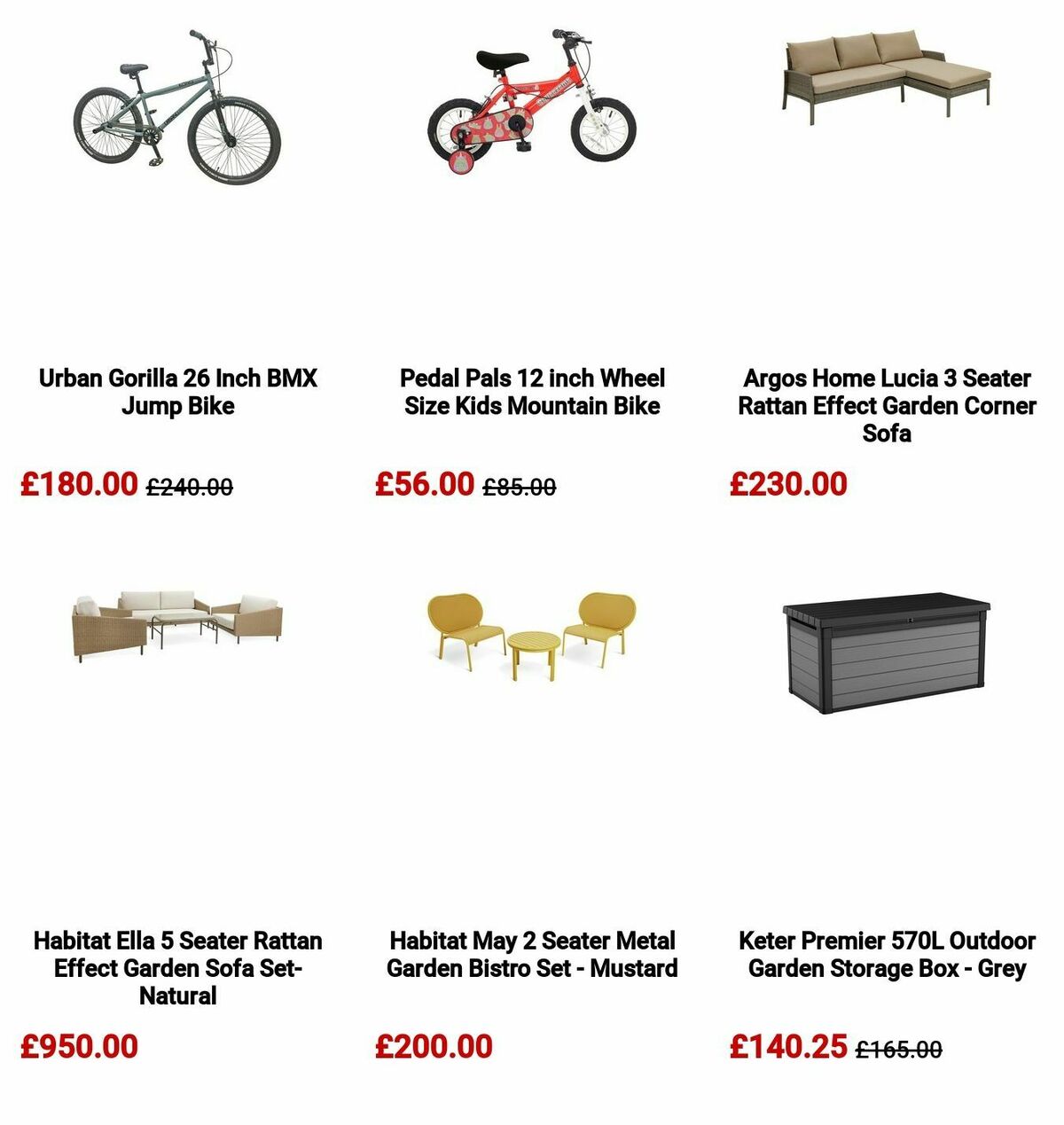 Argos Offers from 22 May