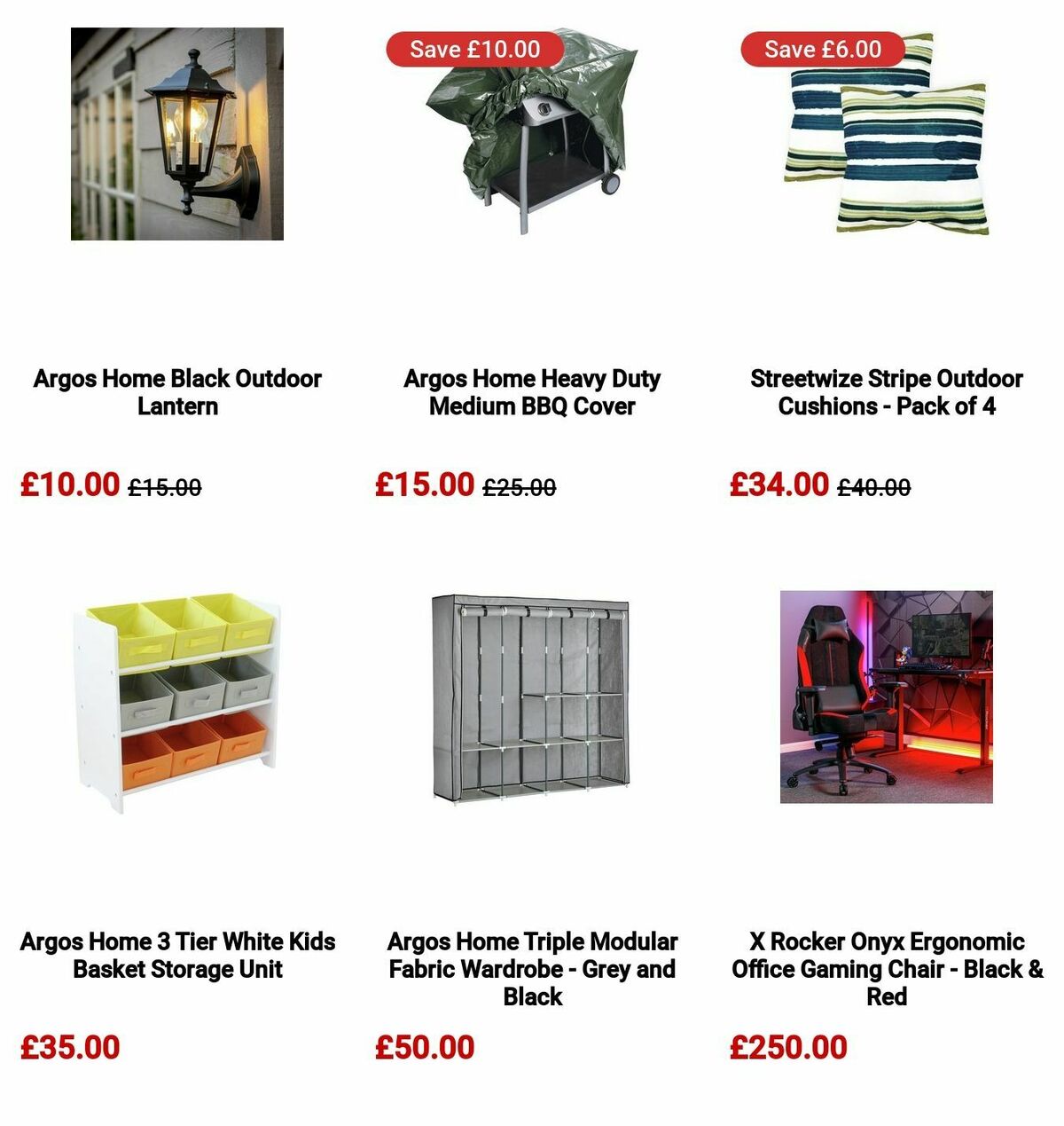 Argos Offers from 22 May