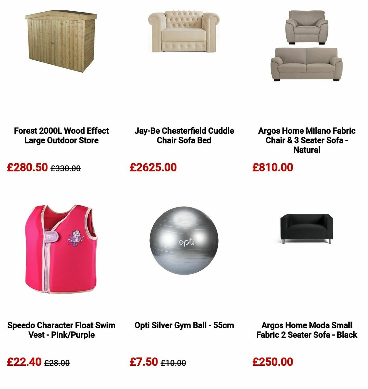 Argos Offers from 22 May