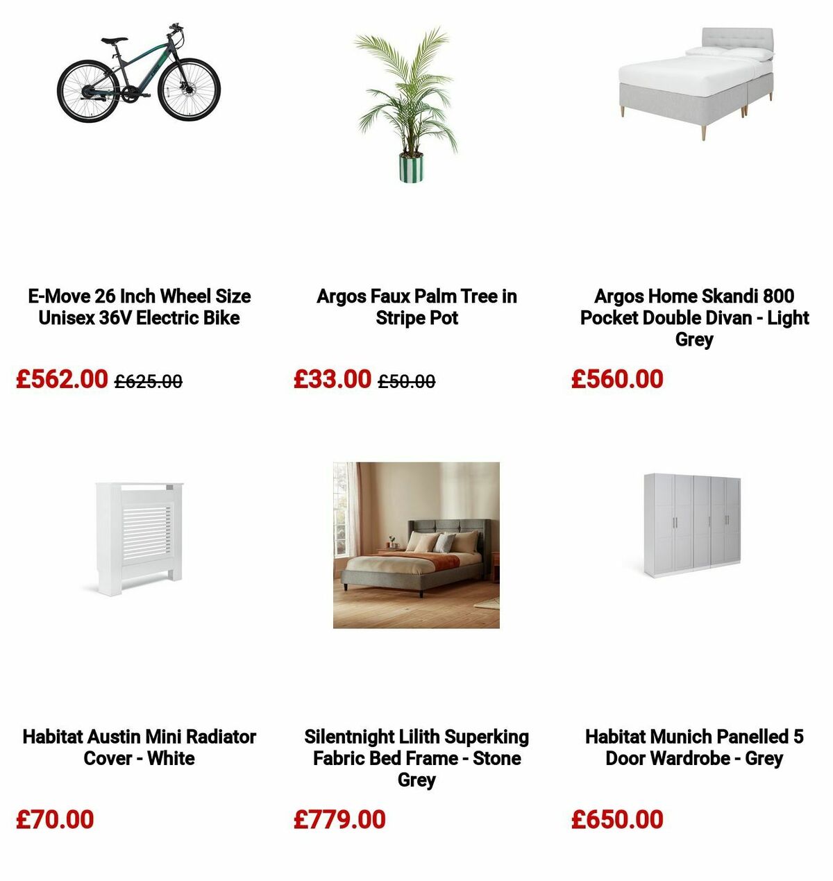 Argos Offers from 22 May