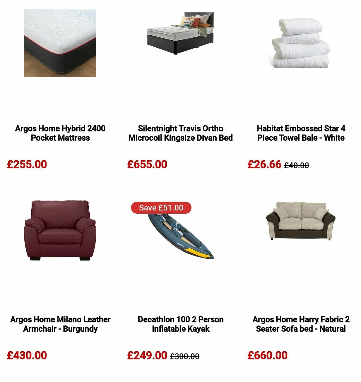 Argos Offers from 22 May