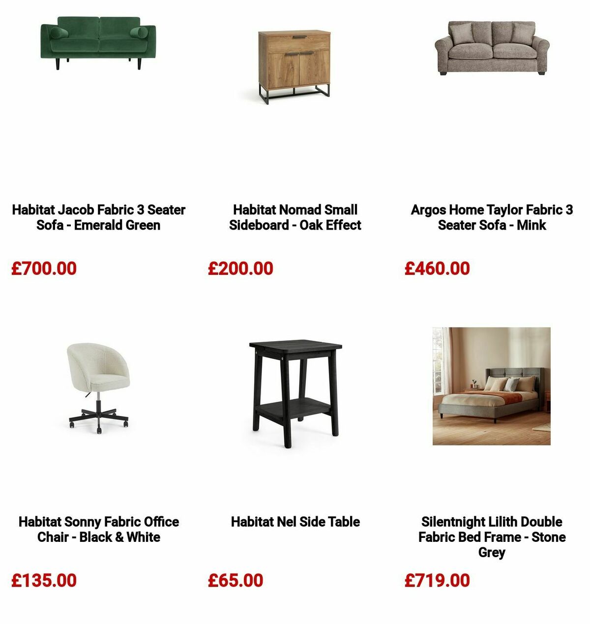 Argos Offers from 22 May