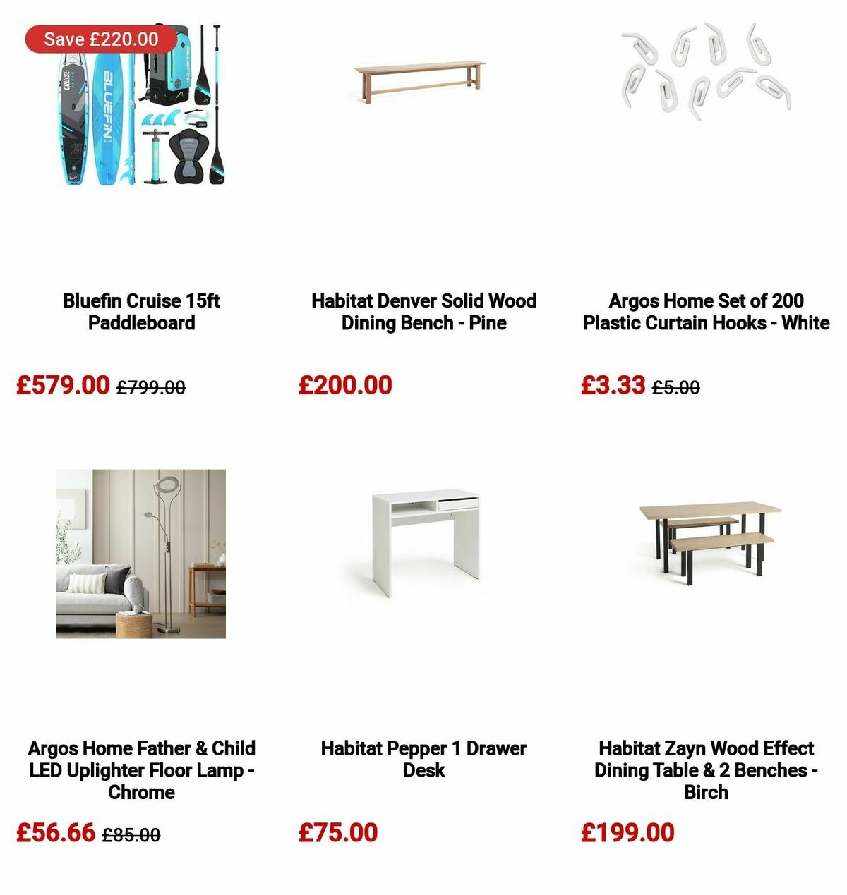 Argos Offers from 22 May