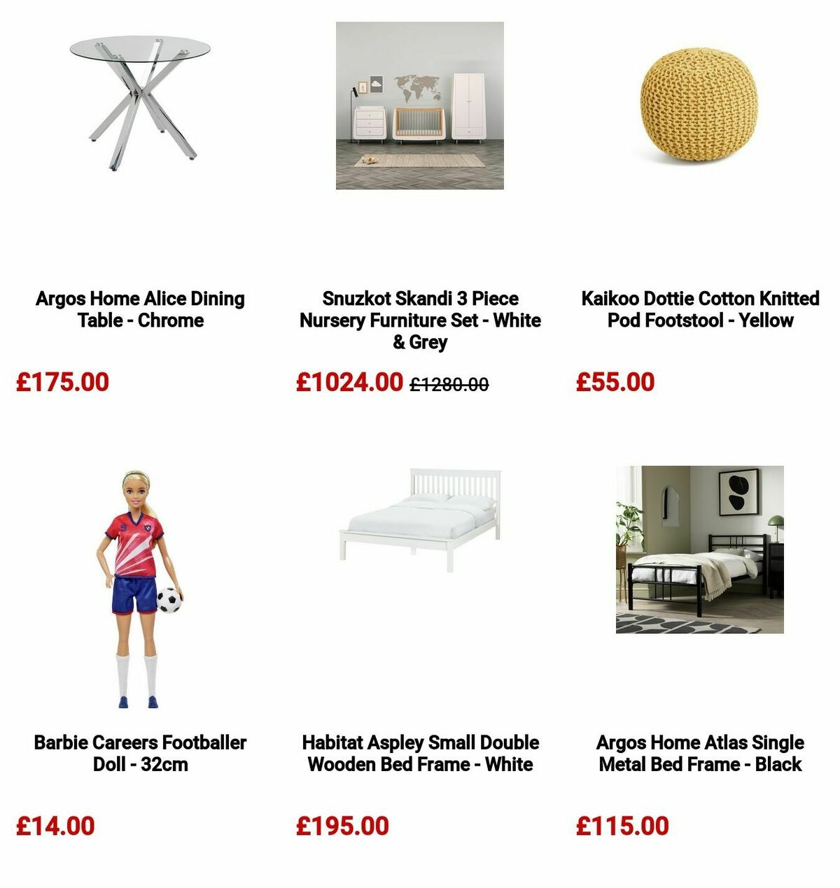 Argos Offers from 22 May