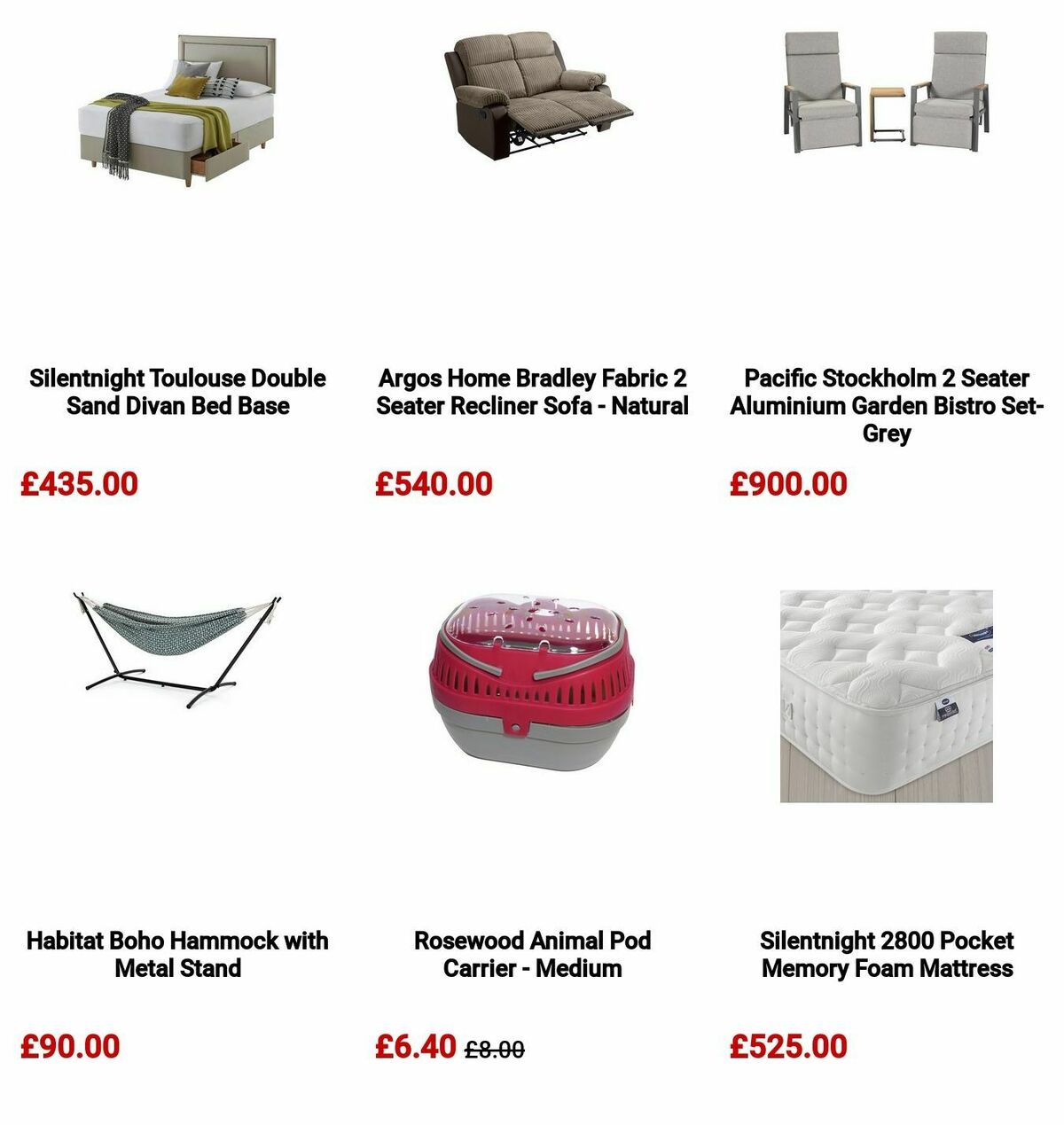 Argos Offers from 22 May