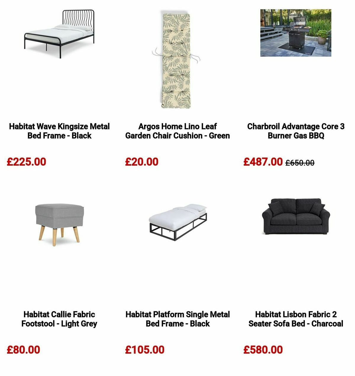 Argos Offers from 22 May