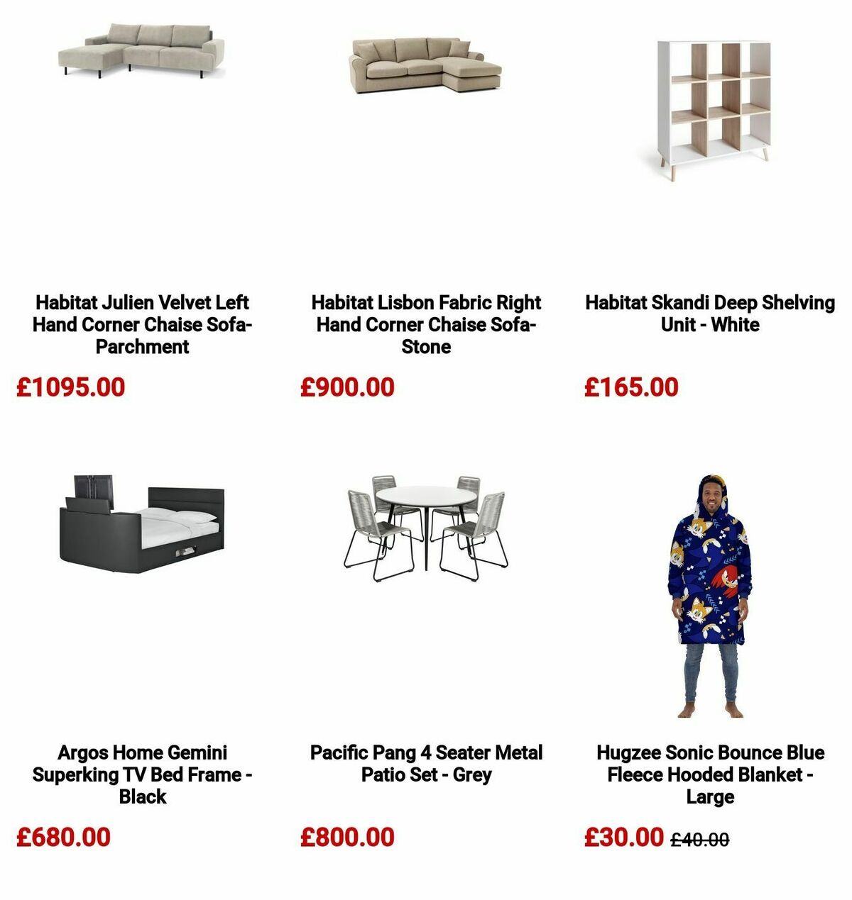 Argos Offers from 22 May