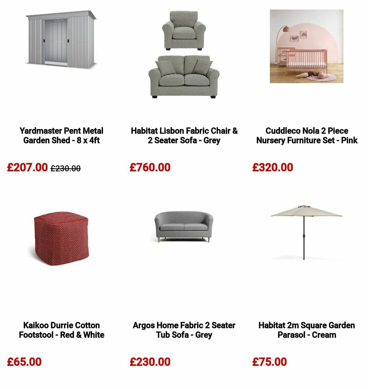 Argos Offers from 22 May