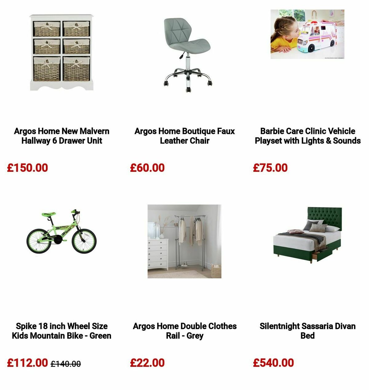 Argos Offers from 22 May