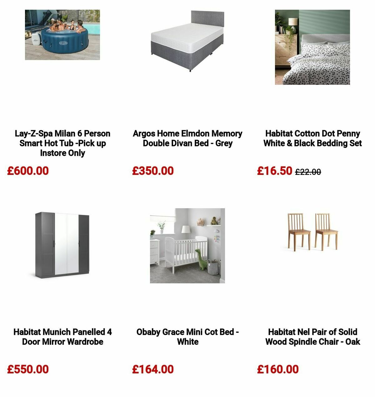 Argos Offers from 22 May