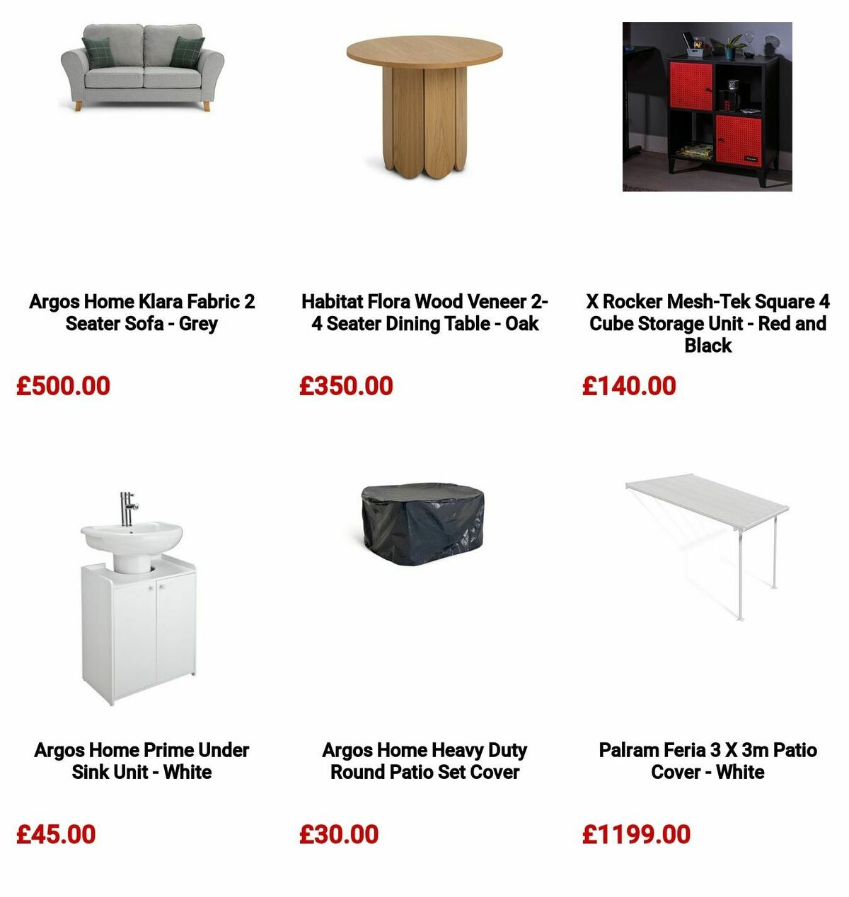 Argos Offers from 22 May