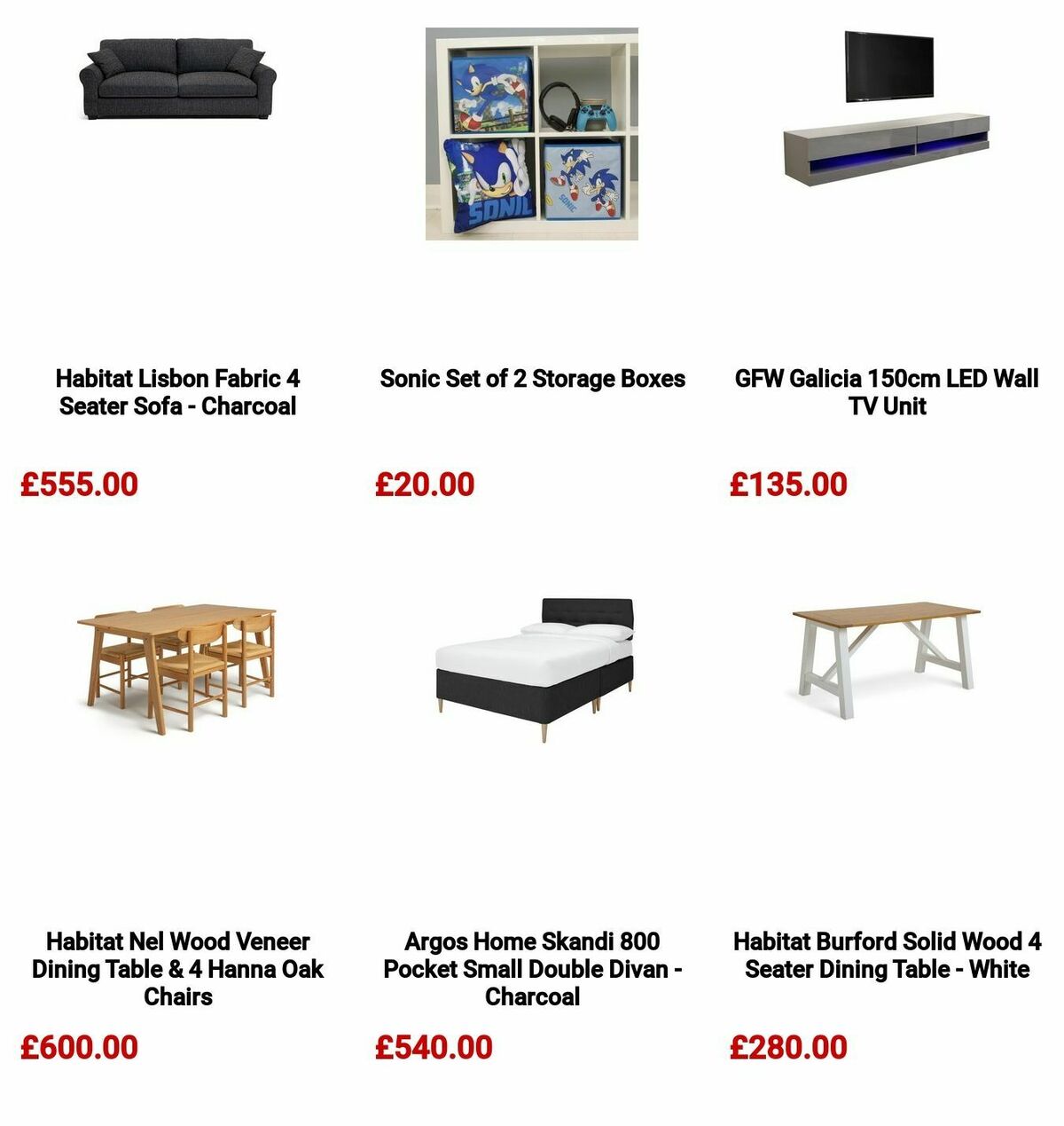 Argos Offers from 22 May