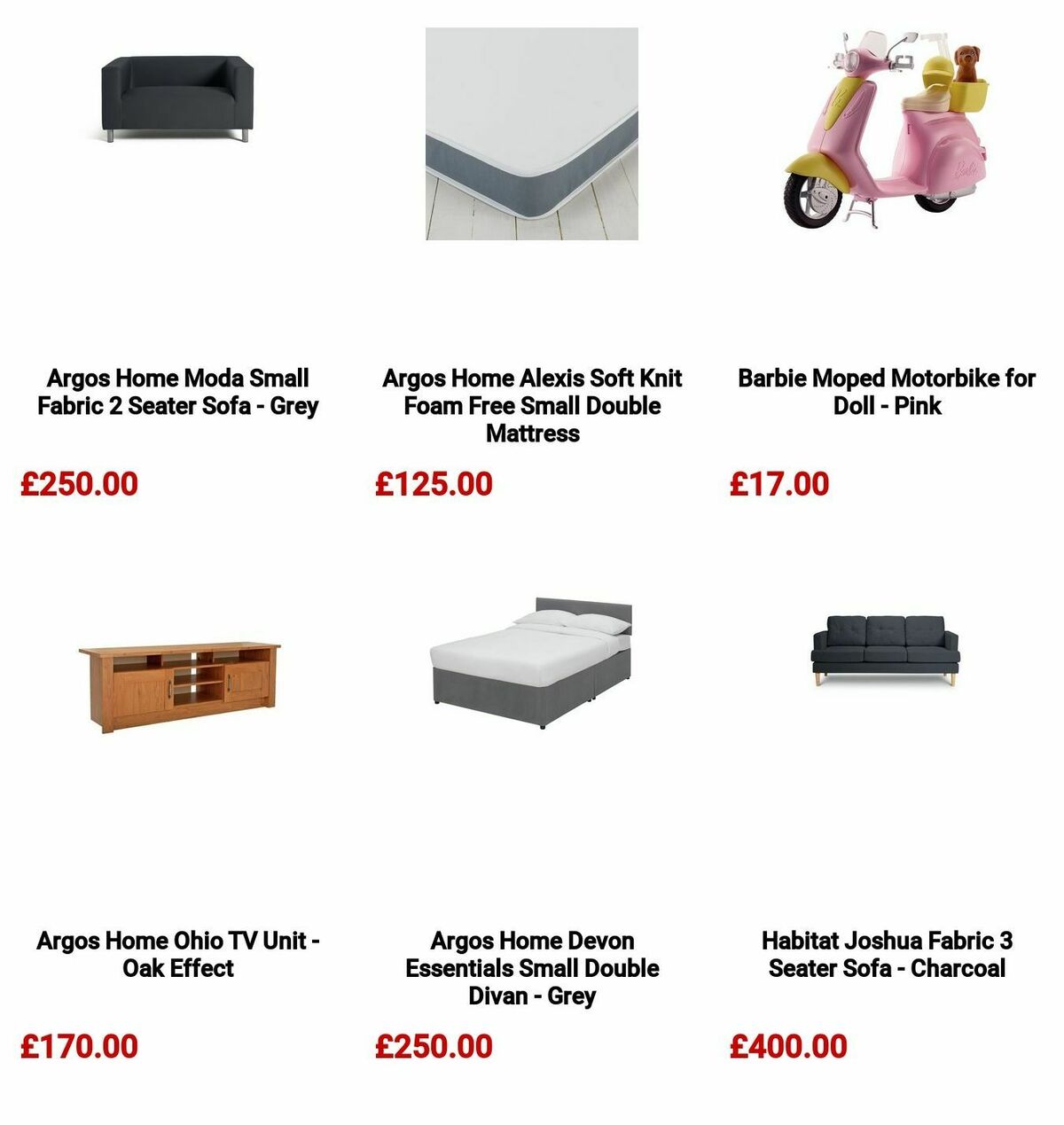 Argos Offers from 22 May