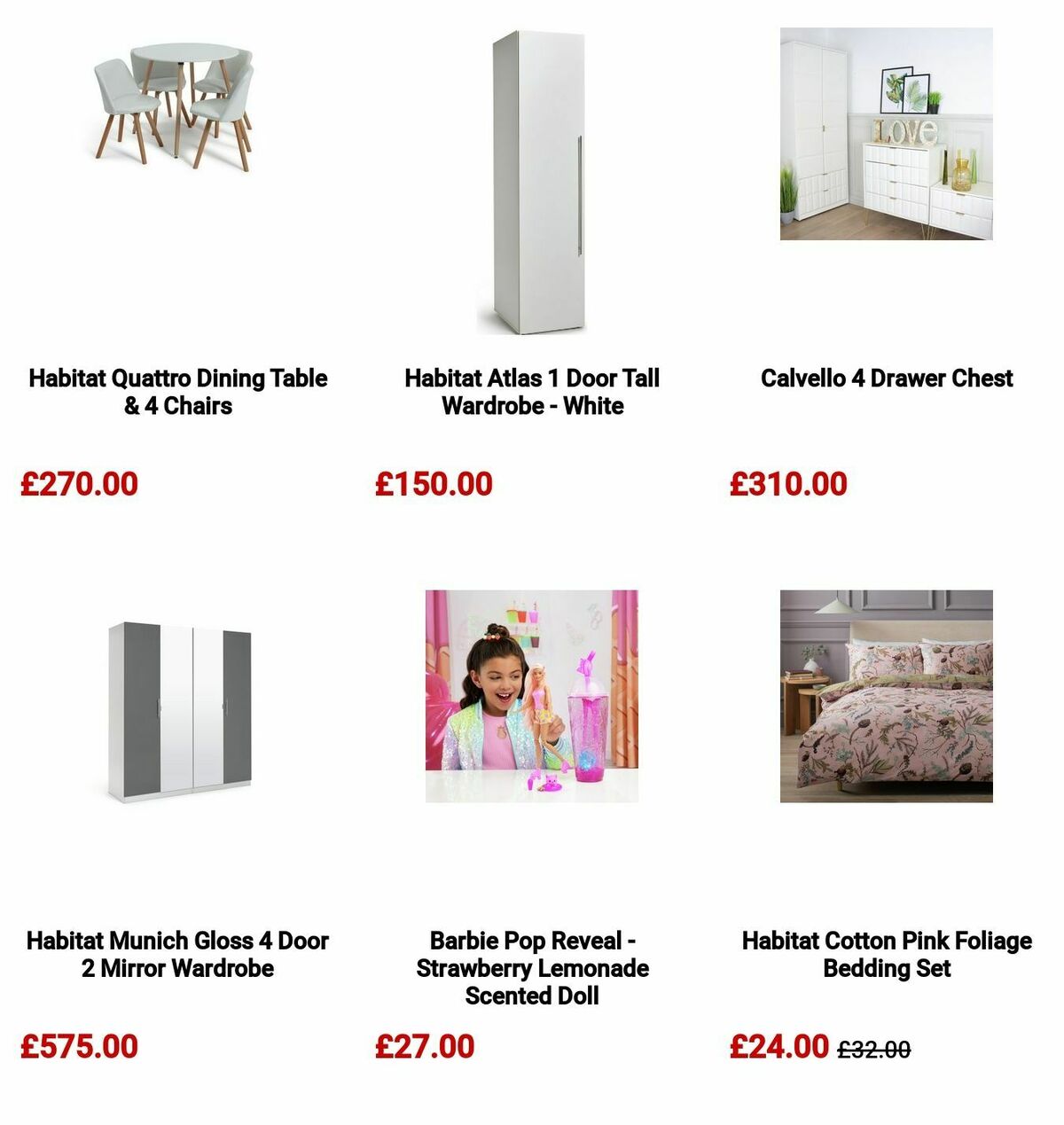 Argos Offers from 22 May