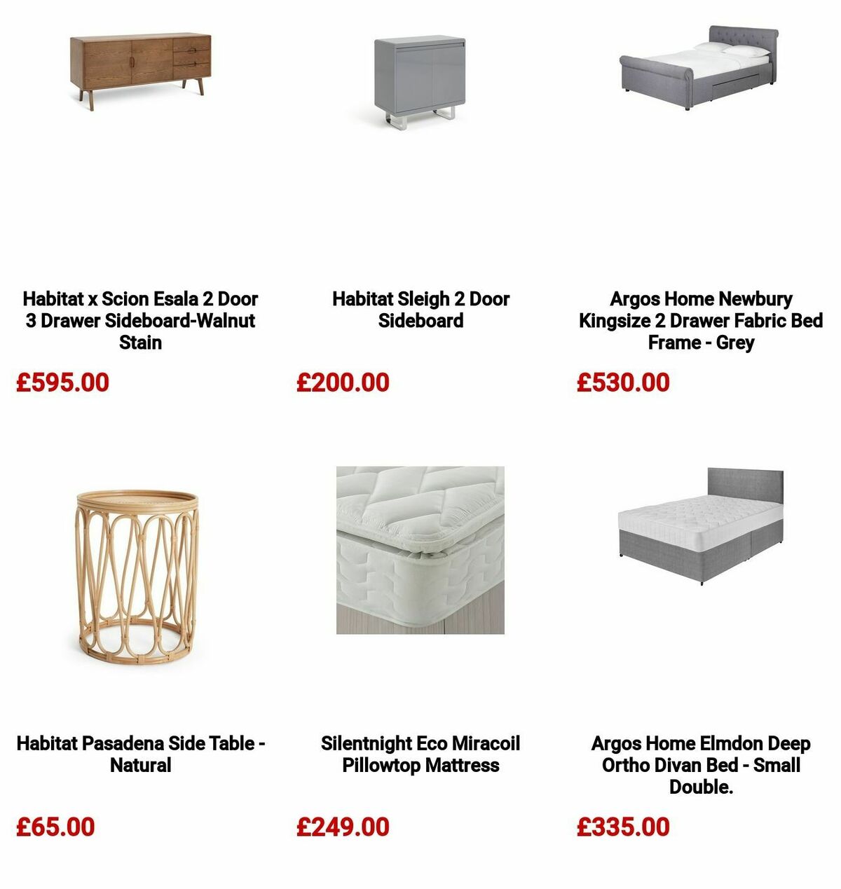 Argos Offers from 22 May